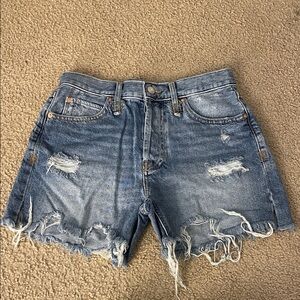 We The Free by Free People Distressed Denim Shorts